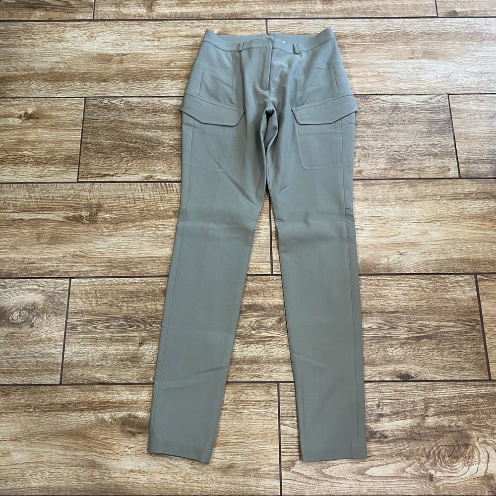 Alexander Wang Slim Fit Cargo Moto Skinny Pants 0